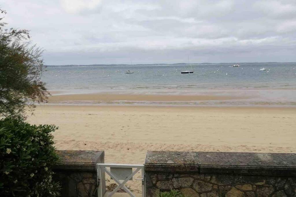 Appart Sur La Plage Pied Dans L Eau Avec Terrasse Jardin Vue Sur Le Bassin Depuis La Terrasse , Parking Аркашон Екстериор снимка