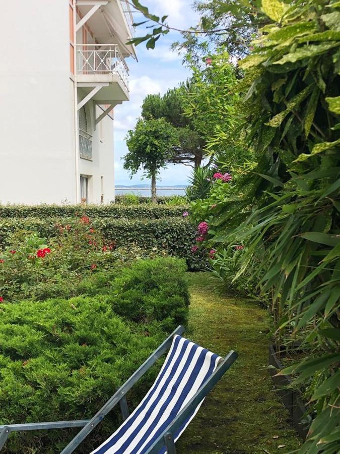 Appart Sur La Plage Pied Dans L Eau Avec Terrasse Jardin Vue Sur Le Bassin Depuis La Terrasse , Parking Аркашон Екстериор снимка