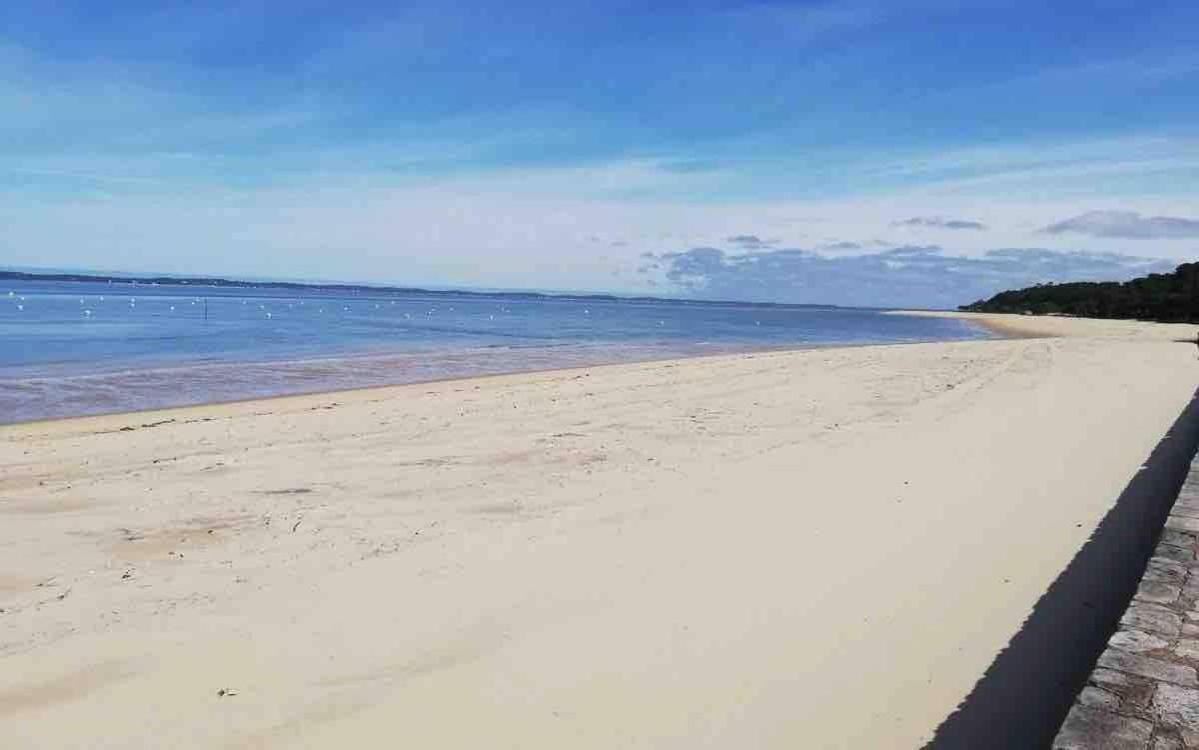 Appart Sur La Plage Pied Dans L Eau Avec Terrasse Jardin Vue Sur Le Bassin Depuis La Terrasse , Parking Аркашон Екстериор снимка